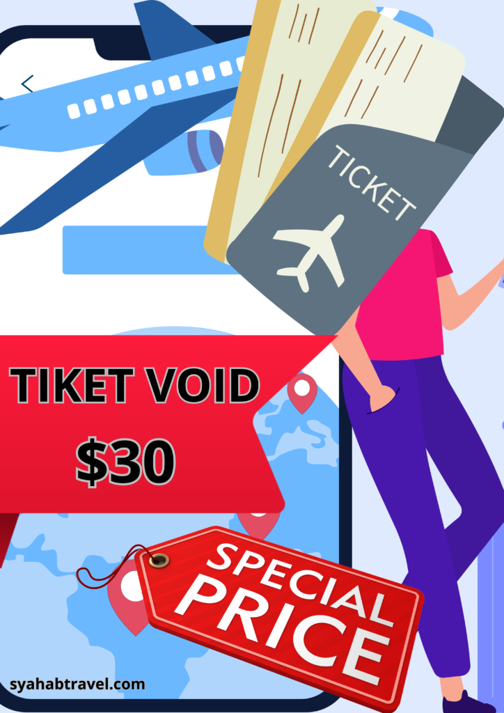 JUAL APPLY ISSUED tiket VOID RESMI 24 JAM